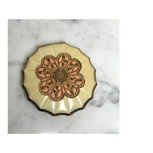 Vintage Elgin American Compact With Mirror Elegant Decorative Compact Retro Gift